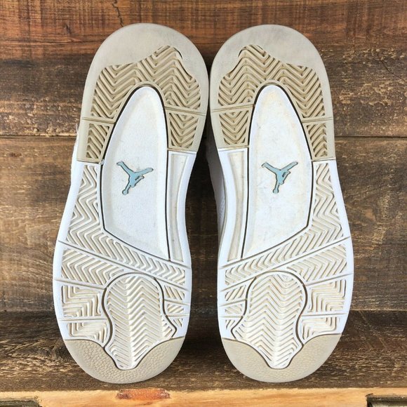 Jordan Unisex Kids Retro 4 Sand 2017 Shoes Size 2 - Picture 6 of 7